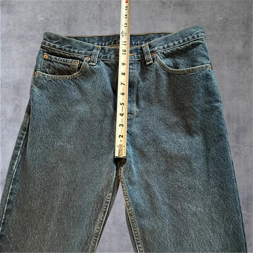 Vintage Unique Minimalist Levi's 505 Regular Fit Jeans Men's 32x28‎ Blank Pocket
